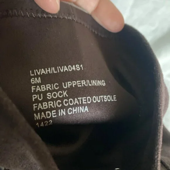 Women’s Steve Madden Brown Livah Knee High Black Zip Up Boots Size 6 Brand New - Picture 9 of 9